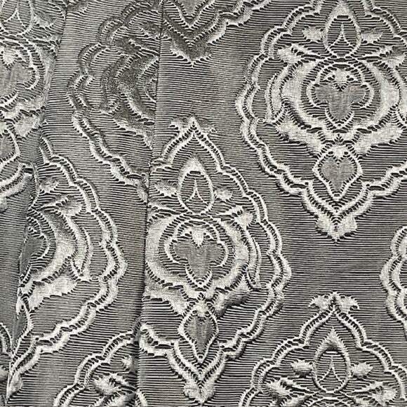 Talbots women's black brocade jacquard midi skirt.  NWOT - Picture 5 of 7